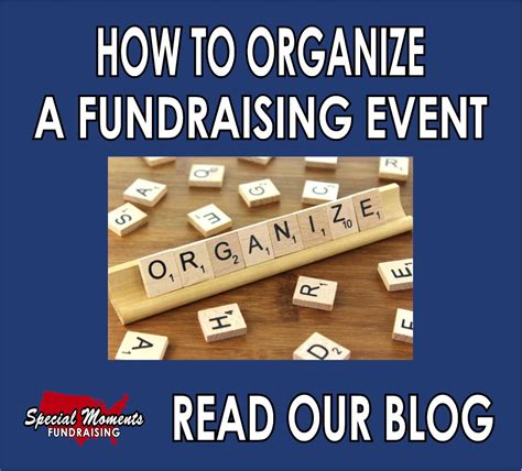 how to organize a fundraising event.